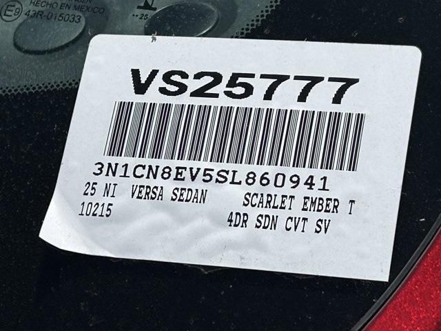 new 2025 Nissan Versa car, priced at $22,315