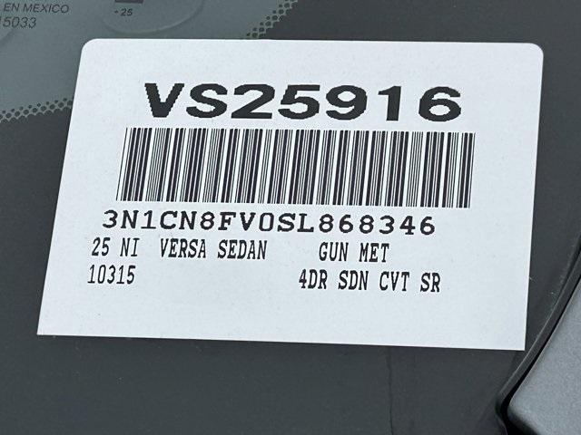 new 2025 Nissan Versa car, priced at $22,662