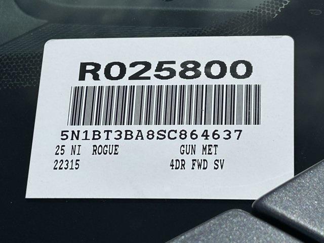 new 2025 Nissan Rogue car, priced at $30,186