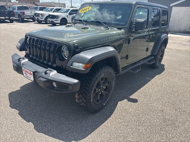 used 2021 Jeep Wrangler car, priced at $28,259