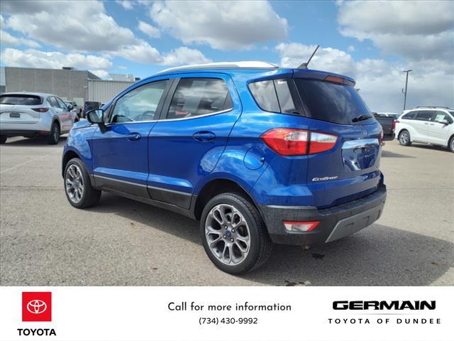 used 2021 Ford EcoSport car, priced at $17,097