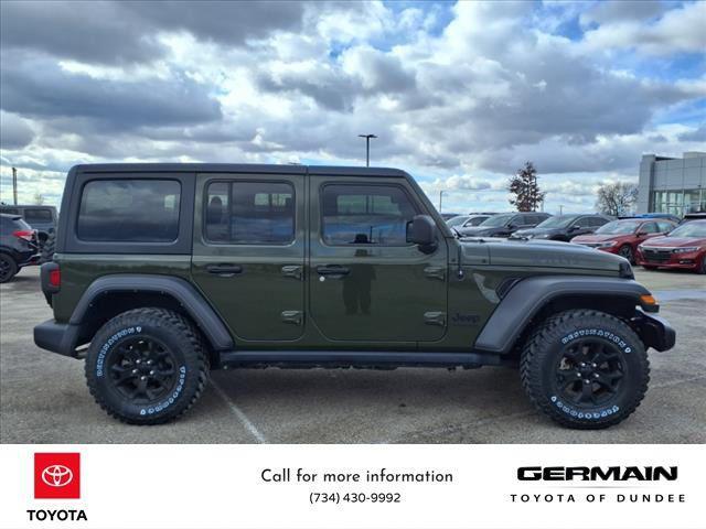 used 2021 Jeep Wrangler car, priced at $25,432