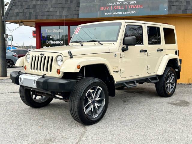 used 2011 Jeep Wrangler Unlimited car, priced at $14,950