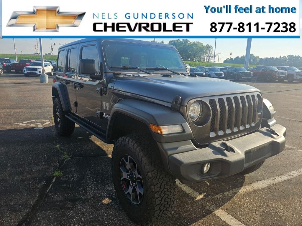 used 2018 Jeep Wrangler Unlimited car, priced at $21,900
