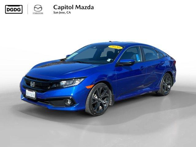 used 2020 Honda Civic car, priced at $21,500