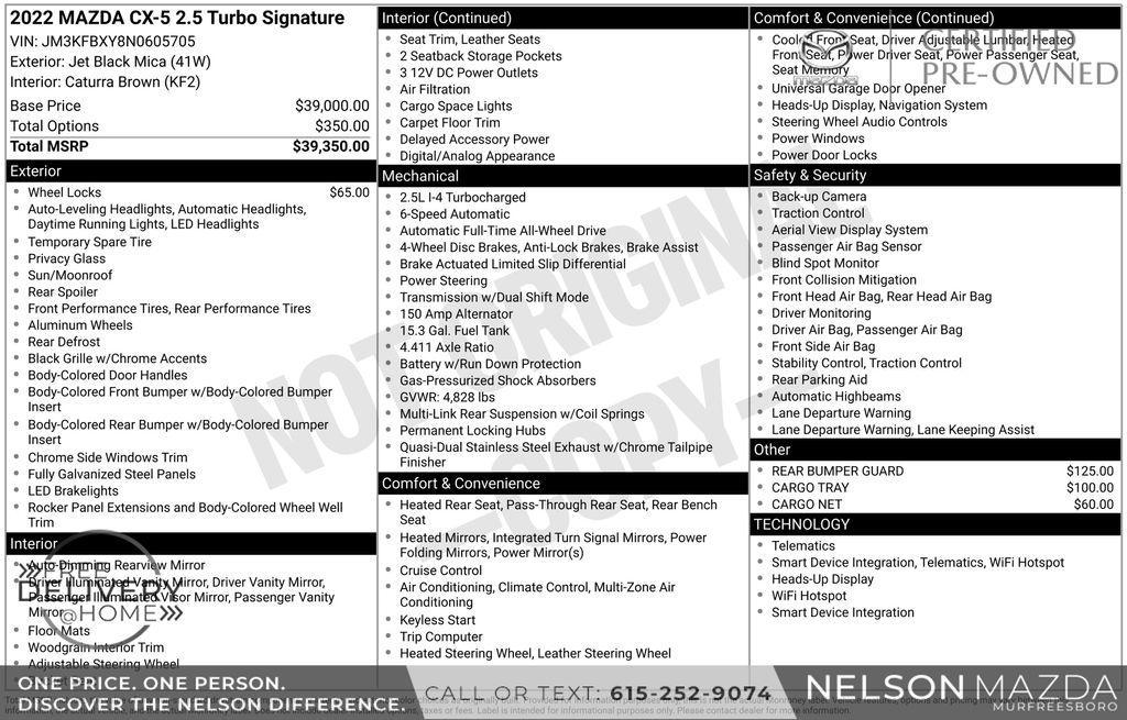 used 2022 Mazda CX-5 car, priced at $27,690