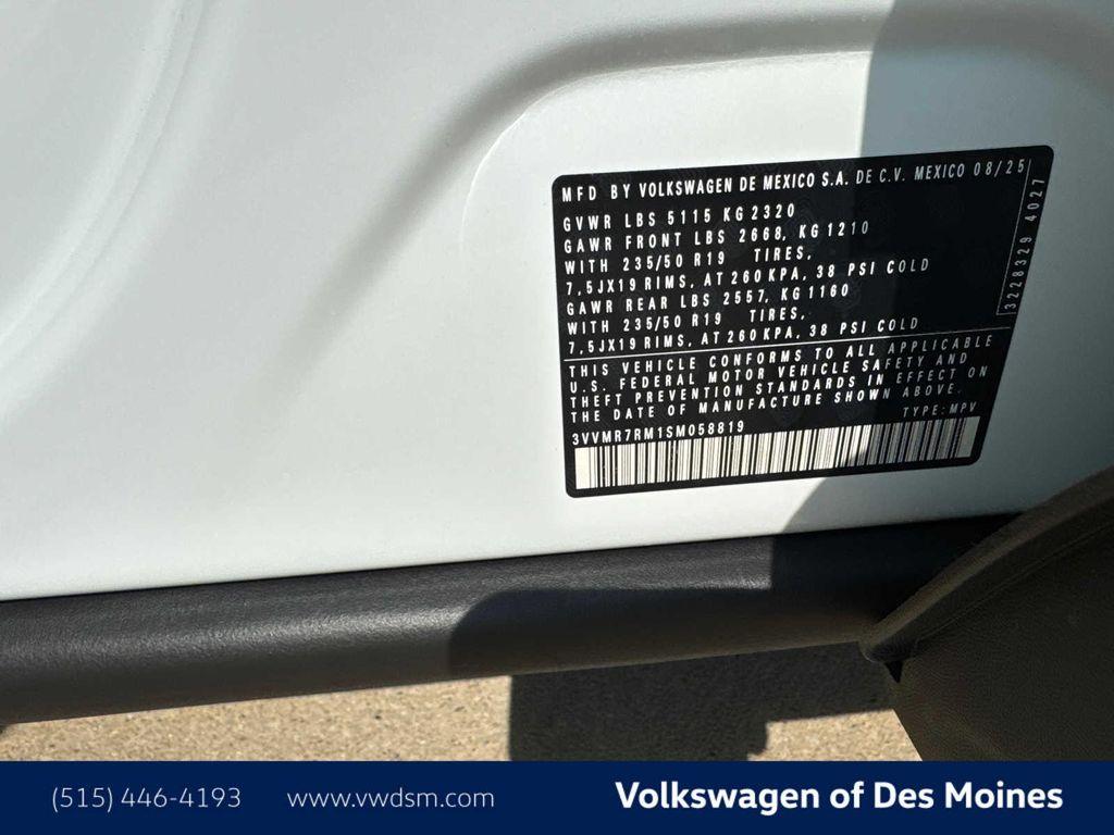 new 2025 Volkswagen Tiguan car, priced at $37,380
