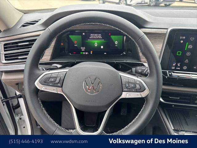 new 2025 Volkswagen Atlas car, priced at $50,998