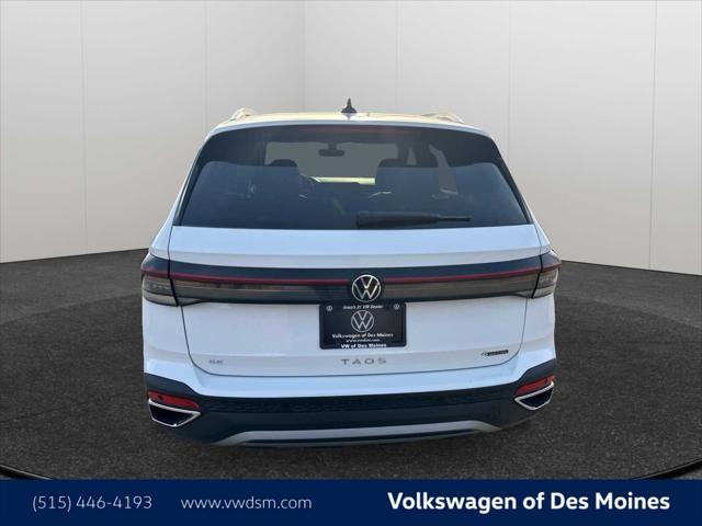 new 2025 Volkswagen Taos car, priced at $31,498