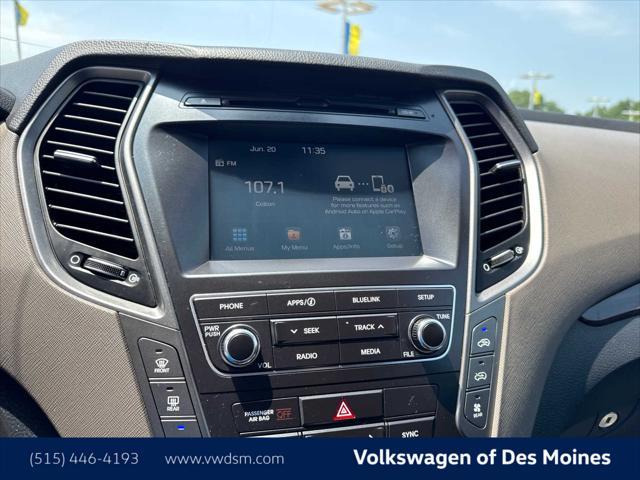 used 2018 Hyundai Santa Fe car, priced at $14,998