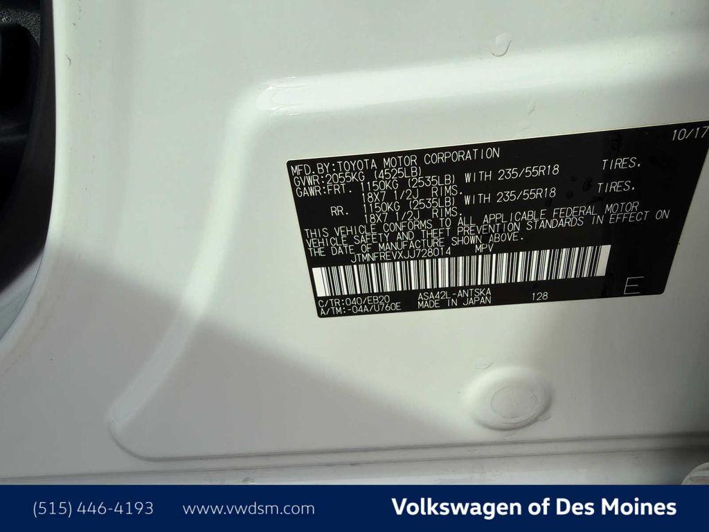 used 2018 Toyota RAV4 car, priced at $21,217