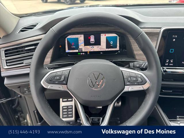 new 2025 Volkswagen Atlas car, priced at $54,498