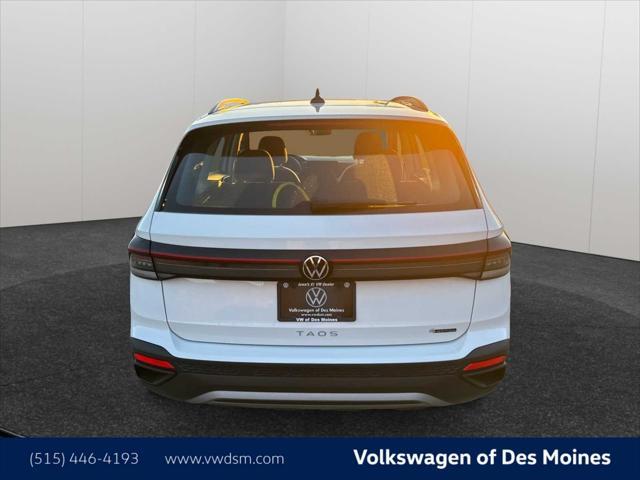 new 2025 Volkswagen Taos car, priced at $27,998