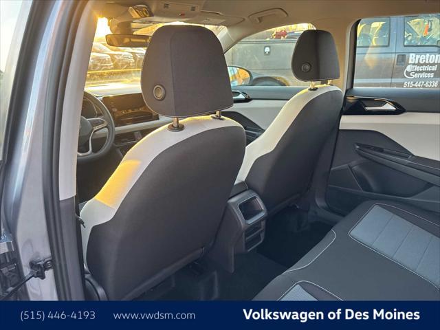 new 2025 Volkswagen Taos car, priced at $27,998