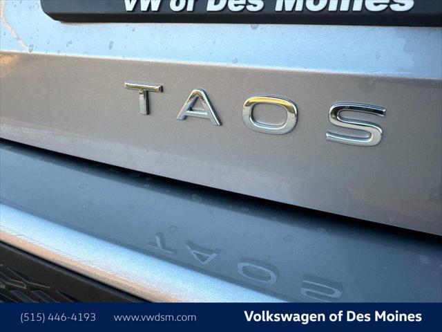 new 2025 Volkswagen Taos car, priced at $27,998