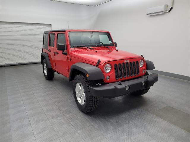 used 2016 Jeep Wrangler Unlimited car, priced at $21,395