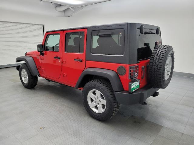 used 2016 Jeep Wrangler Unlimited car, priced at $21,395