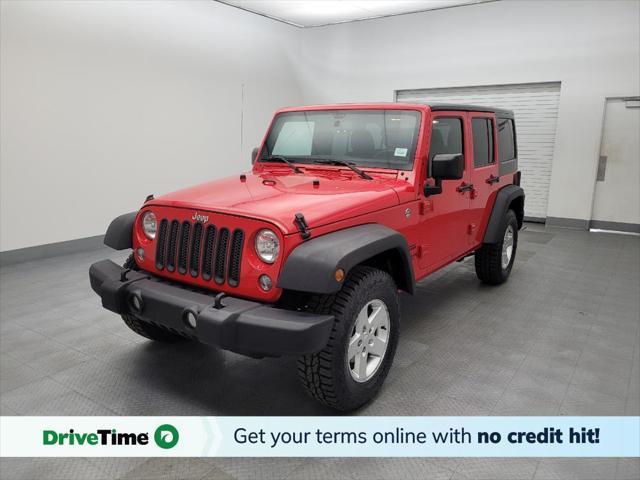 used 2016 Jeep Wrangler Unlimited car, priced at $21,395