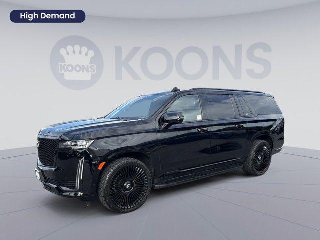 used 2023 Cadillac Escalade ESV car, priced at $75,500