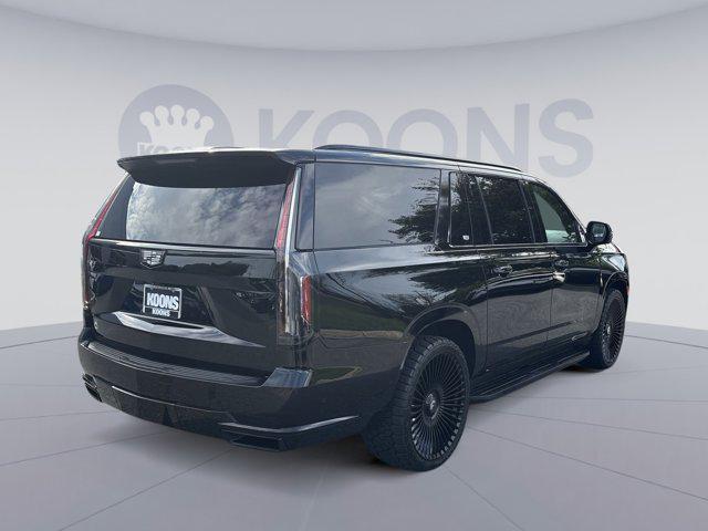 used 2023 Cadillac Escalade ESV car, priced at $75,500