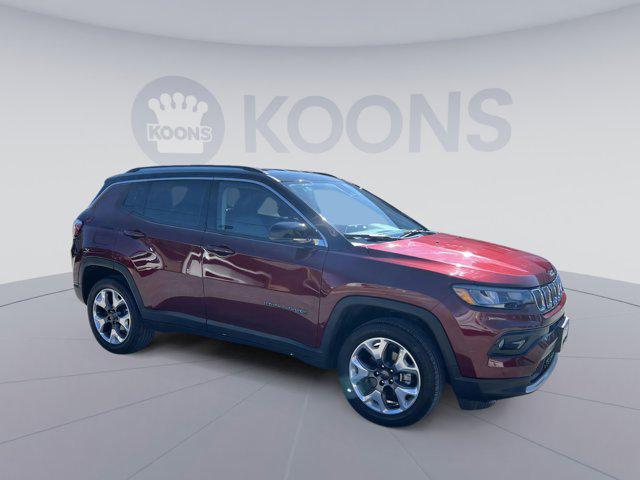 used 2022 Jeep Compass car, priced at $23,400