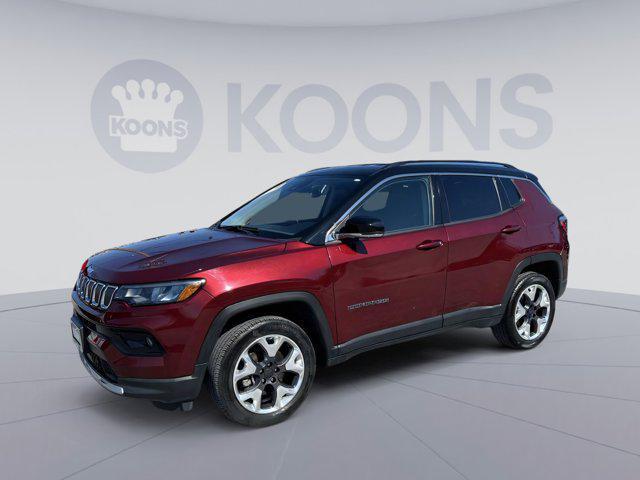 used 2022 Jeep Compass car, priced at $23,400