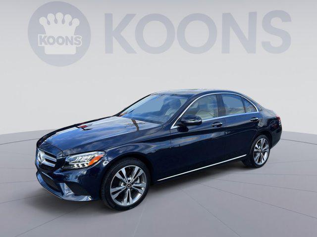 used 2021 Mercedes-Benz C-Class car, priced at $27,000