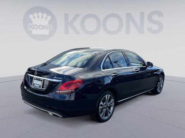 used 2021 Mercedes-Benz C-Class car, priced at $27,000