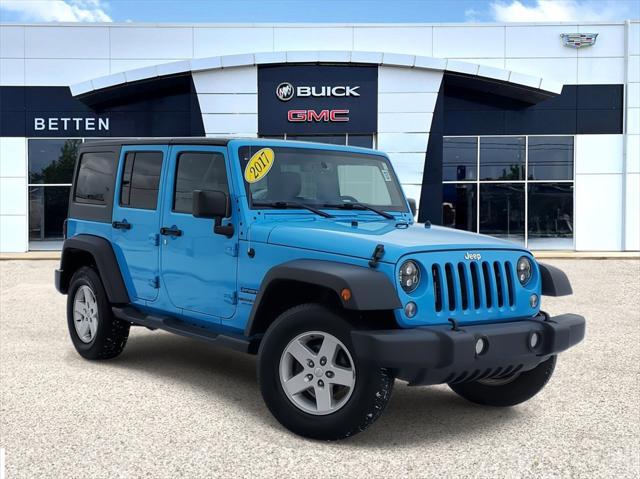 used 2017 Jeep Wrangler Unlimited car, priced at $19,499