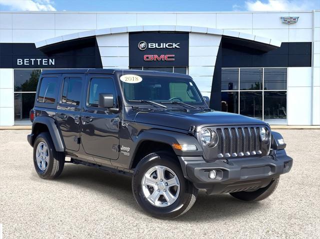 used 2018 Jeep Wrangler Unlimited car, priced at $28,999