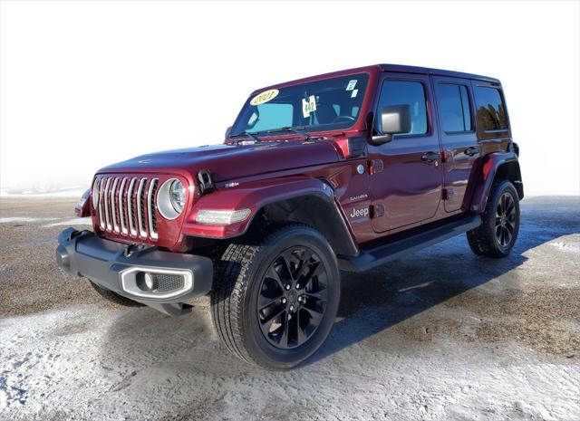 used 2021 Jeep Wrangler Unlimited 4xe car, priced at $32,999