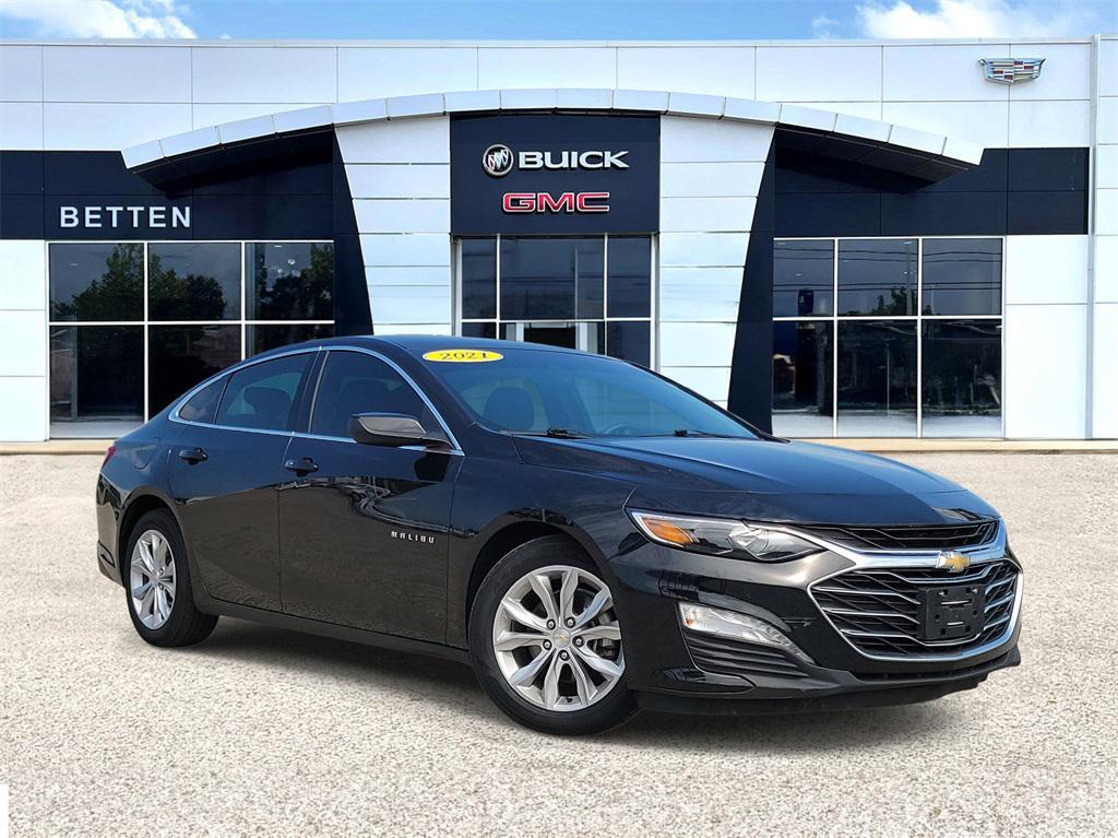 used 2021 Chevrolet Malibu car, priced at $17,998