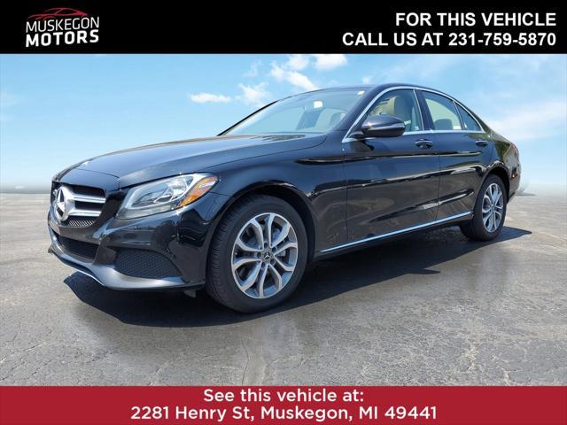 used 2017 Mercedes-Benz C-Class car, priced at $17,946