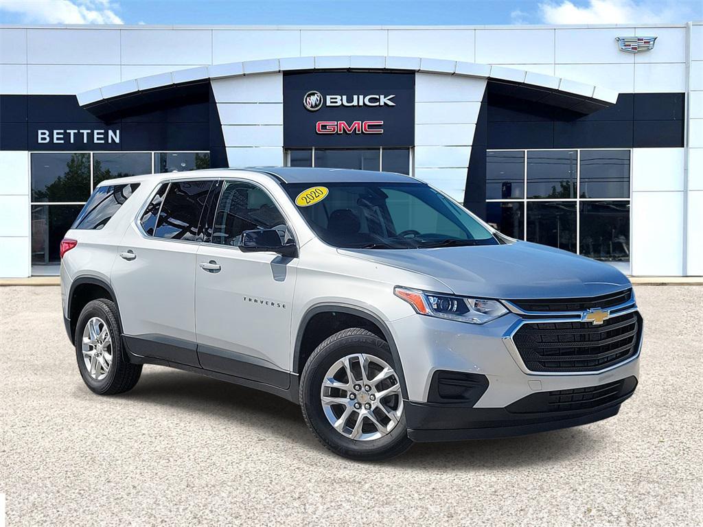 used 2020 Chevrolet Traverse car, priced at $24,499