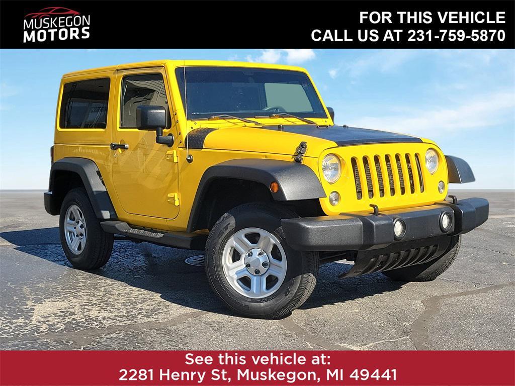 used 2016 Jeep Wrangler car, priced at $14,499