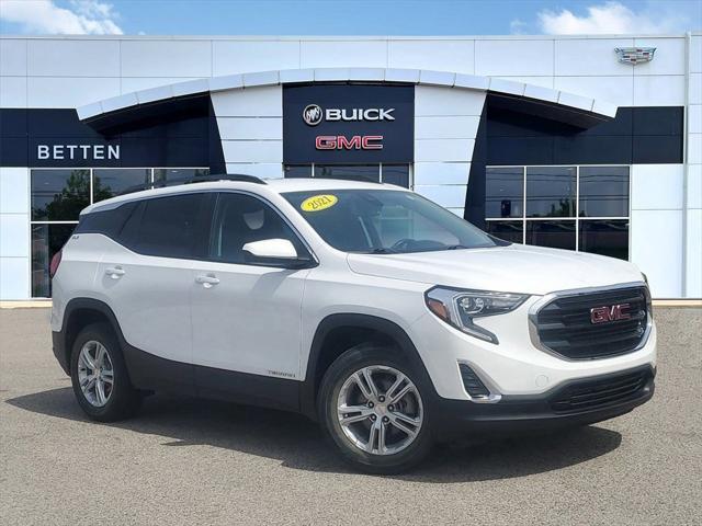 used 2021 GMC Terrain car, priced at $24,999