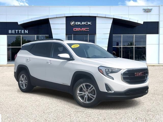 used 2021 GMC Terrain car, priced at $21,399