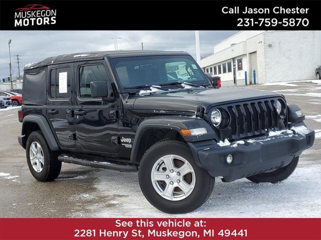 used 2021 Jeep Wrangler Unlimited car, priced at $29,399