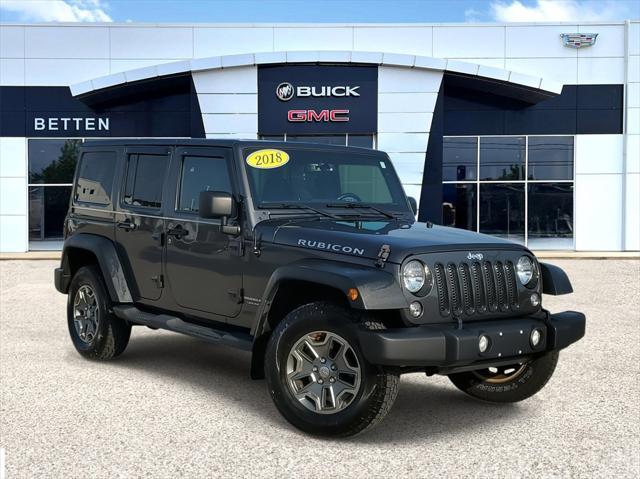 used 2018 Jeep Wrangler JK Unlimited car, priced at $27,932