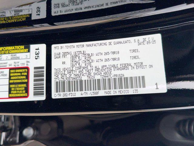 new 2025 Toyota Tacoma car, priced at $48,601