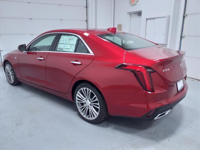 new 2025 Cadillac CT4 car, priced at $44,365