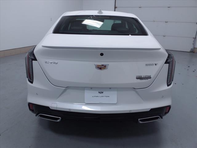 new 2025 Cadillac CT4 car, priced at $46,675