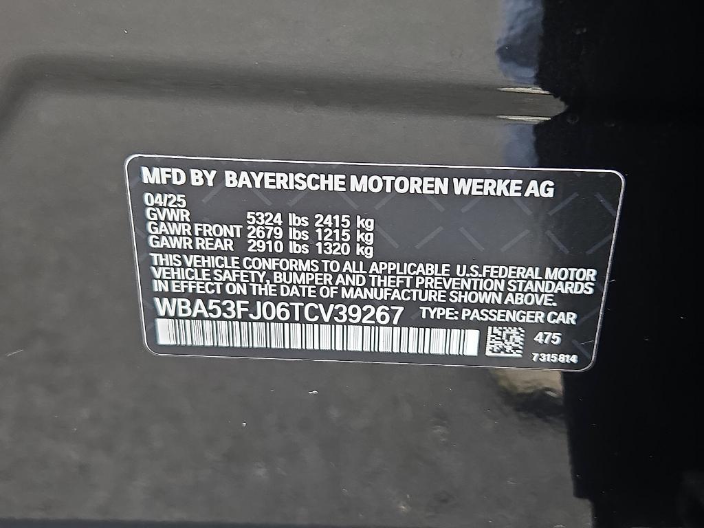 new 2026 BMW 530 car, priced at $66,440