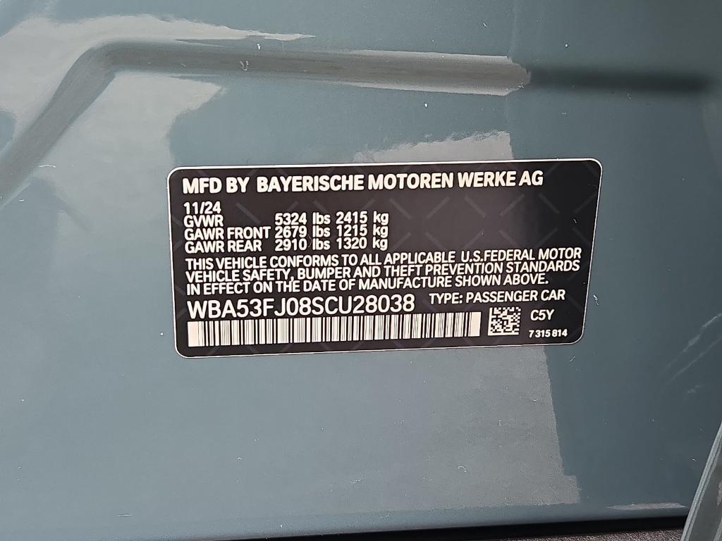 used 2025 BMW 530 car, priced at $62,375