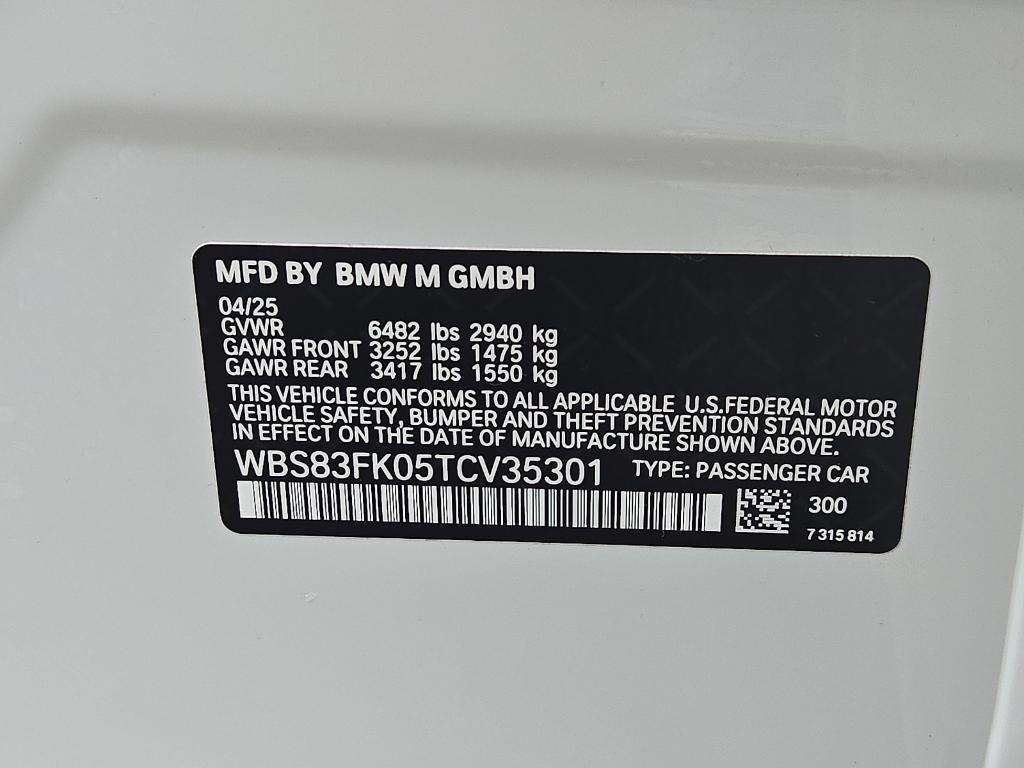 new 2026 BMW M5 car, priced at $134,440