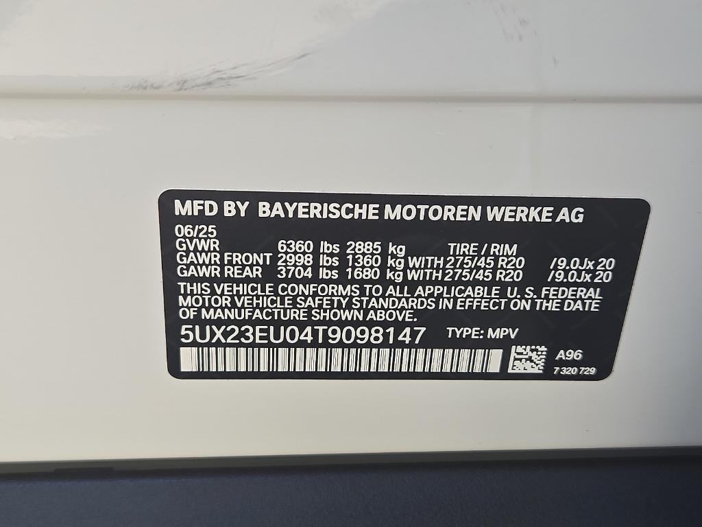new 2026 BMW X5 car, priced at $75,275