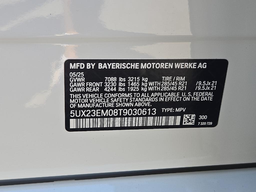 new 2026 BMW X7 car, priced at $97,330