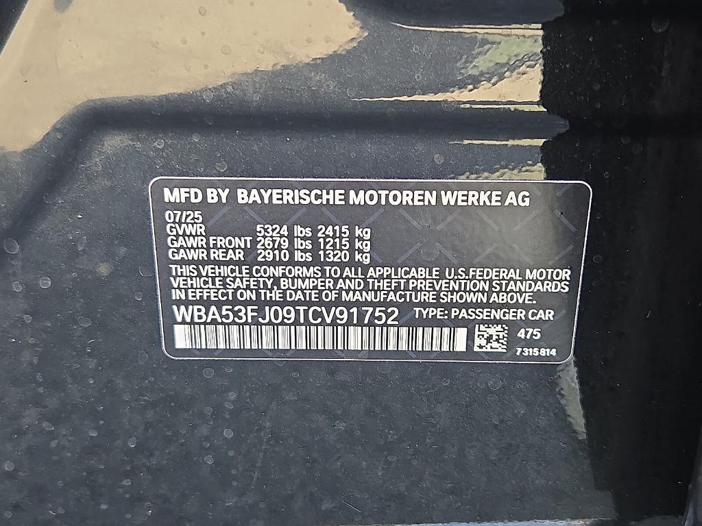 new 2026 BMW 530 car, priced at $74,090