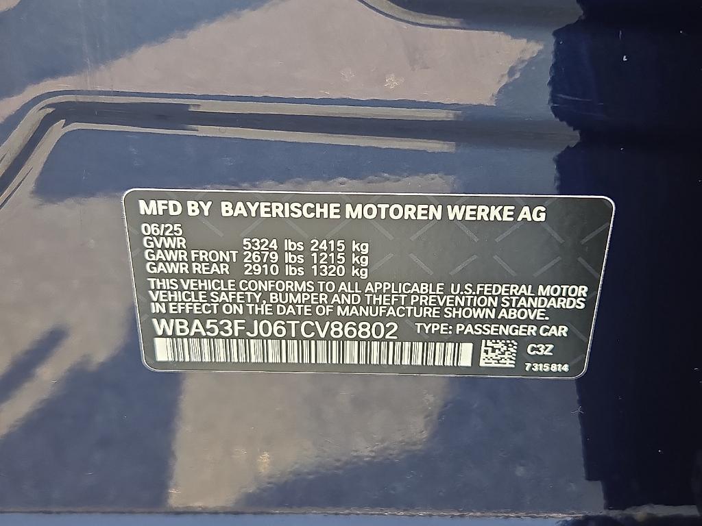 new 2026 BMW 530 car, priced at $74,690