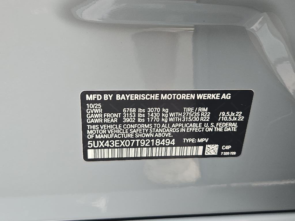 new 2026 BMW X6 car, priced at $108,235